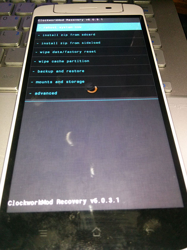 OPPO N1 CWM Touch Recovery